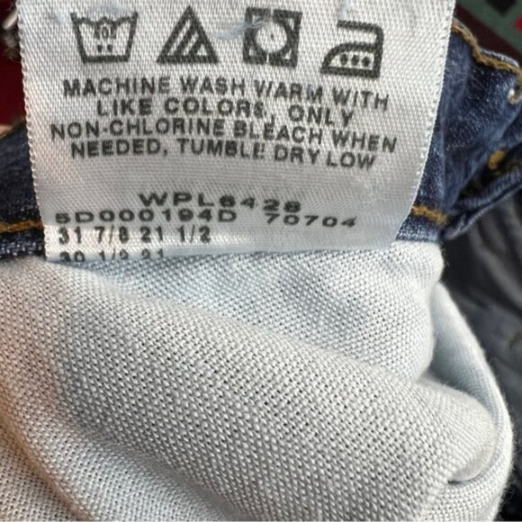 Blu Size 8 Medium Blue Denim Capri’s W/5 Pockets Vintage Y2K - Picture 10 of 10